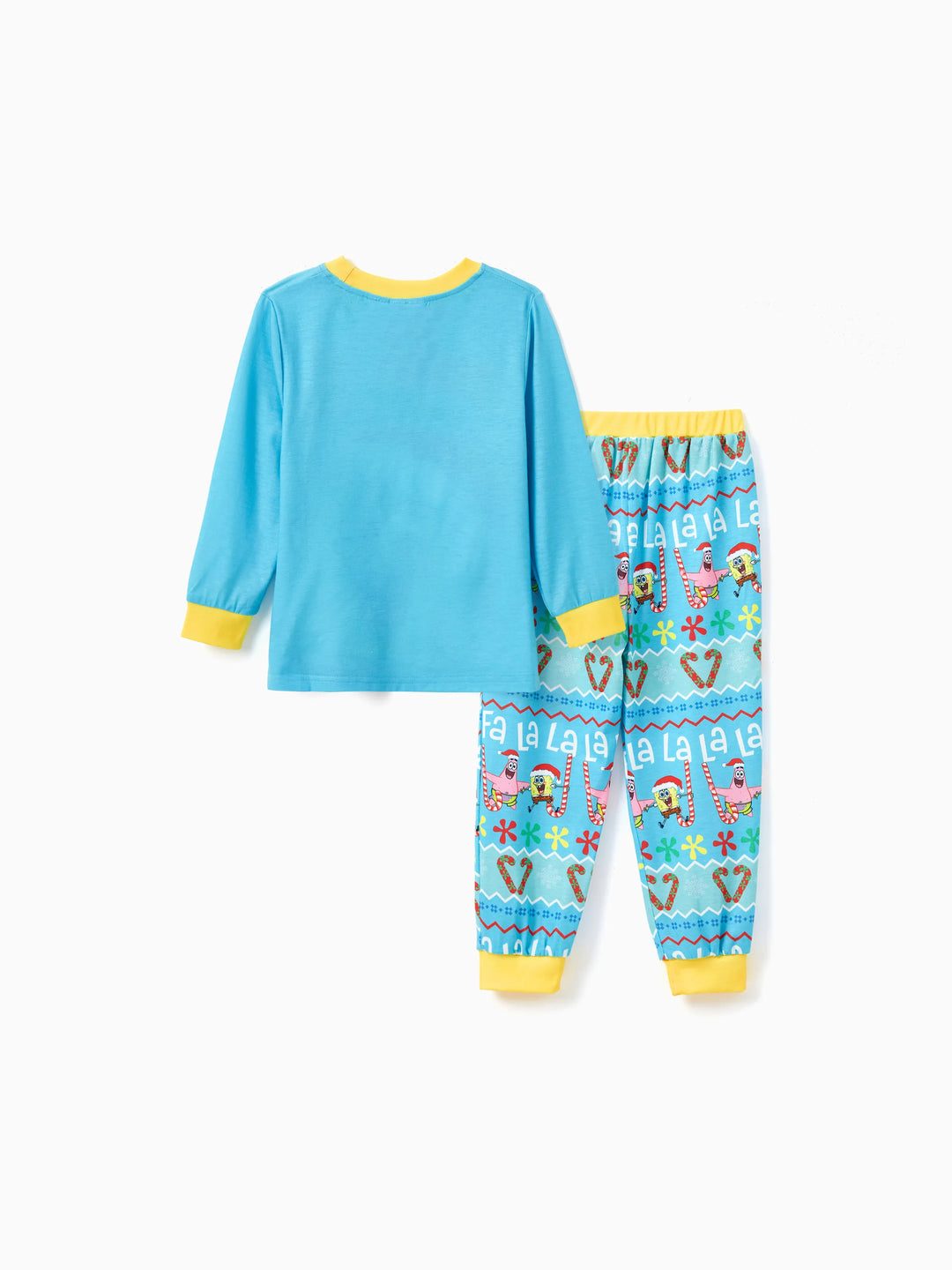 SpongeBob SquarePants Family matching Christmas Print Pajamas Sets with Christmas Socks