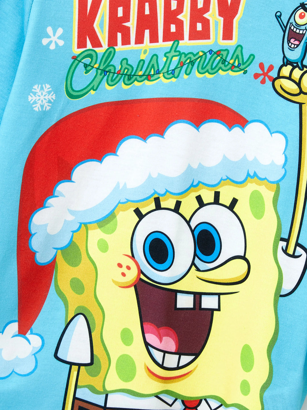 SpongeBob SquarePants Family matching Christmas Print Pajamas Sets with Christmas Socks
