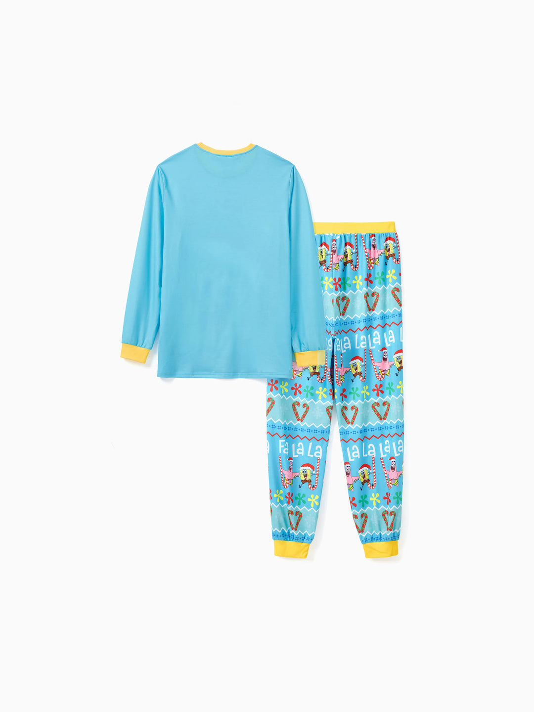 SpongeBob SquarePants Family matching Christmas Print Pajamas Sets with Christmas Socks
