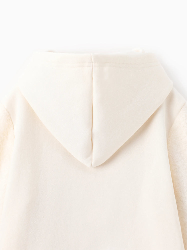 Harry Potter Kid Girl 1pc Owl 3D Envelop Plush Long-sleeve Hooded Dress 
 Apricot