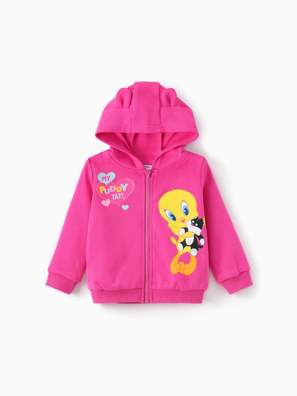 Looney Tunes Baby/Toddler Girl 1pc Character Print Hooded Jacket With -  PatPat, image size:1024x1365