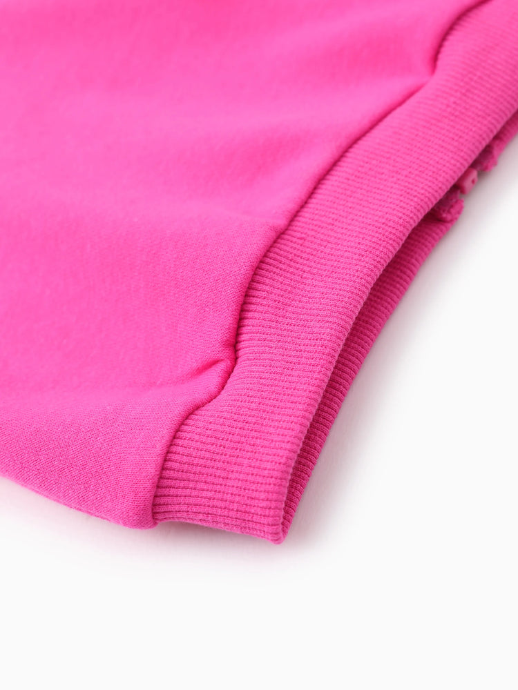 Looney Tunes Baby/Toddler Girl 1pc Character Print Hooded Jacket With 3D Ear Pink