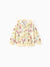 Disney Princess Baby/Toddler Girl Belle Floral Pattern Ruffled Hooded Jacket 
 Yellow