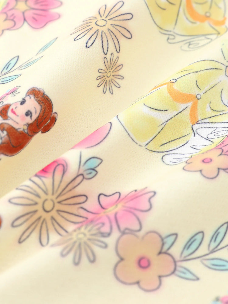 Veste à capuche à volants motif floral Disney Princess pour bébé/petite fille Belle
 Jaune