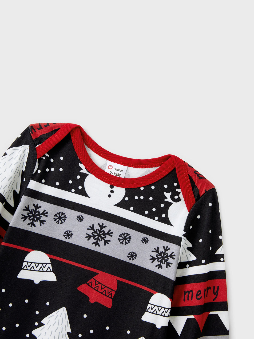 Weihnachtsbaum Schneeflocken- und Buchstaben-Print Graue Familienpassende Langarm-Pyjama-Sets mit Weihnachtssocken Grau