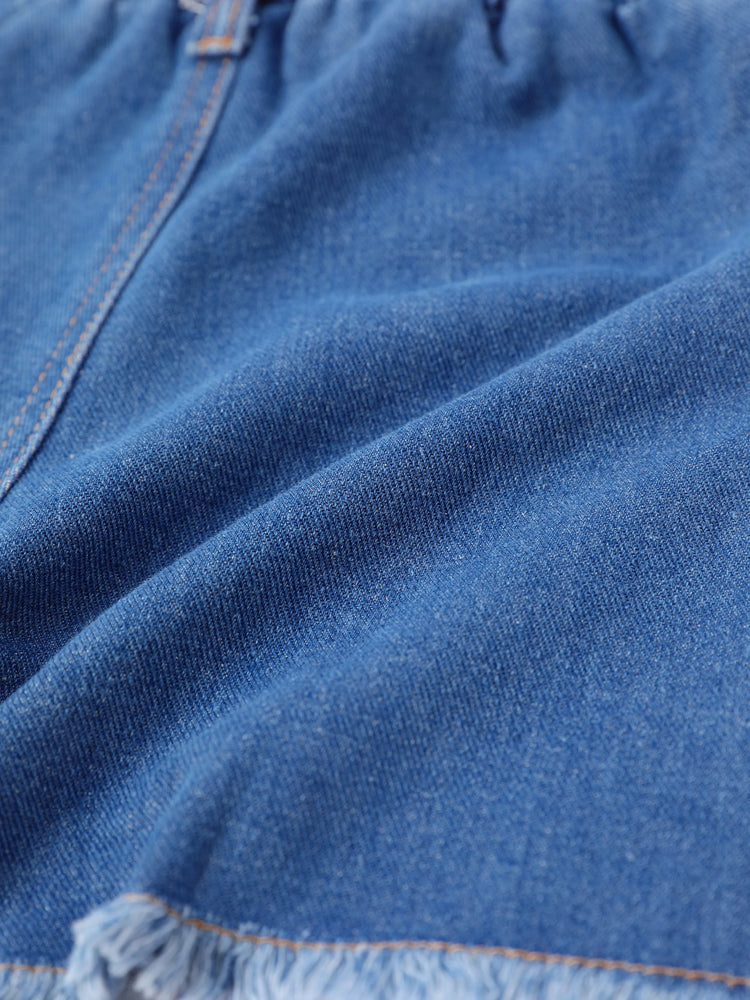 Ensemble 2 pièces pour tout-petit garçon de Pâques avec motif animalier enfantin et trou DENIMBLUE