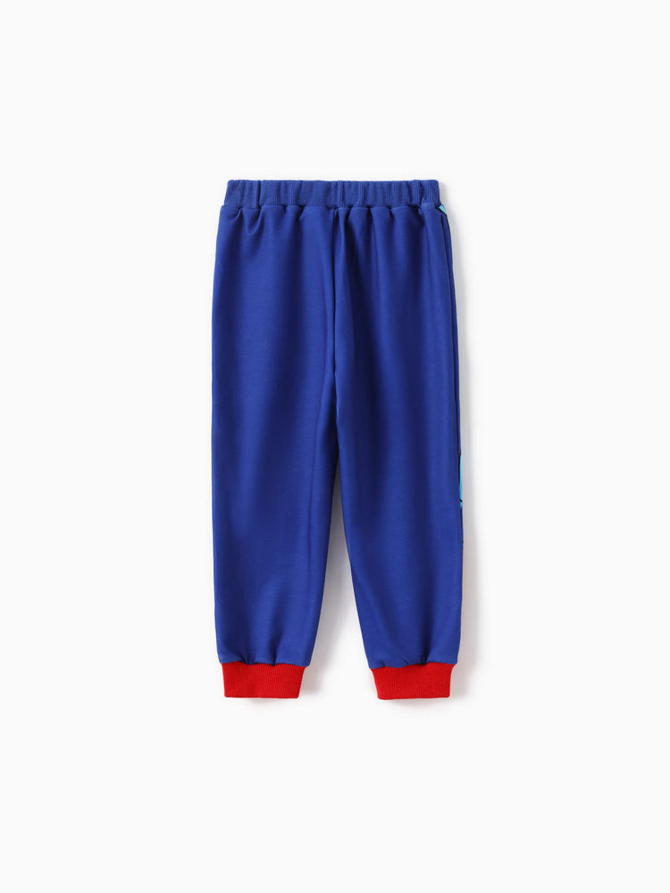 Justice League Toddler Boy Superman/Batman 3pcs Cosplay Costume with Removable Cloak Set Blue