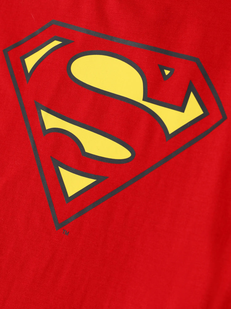 Justice League Toddler Boy Superman/Batman 3pcs Cosplay Costume with Removable Cloak Set Blue