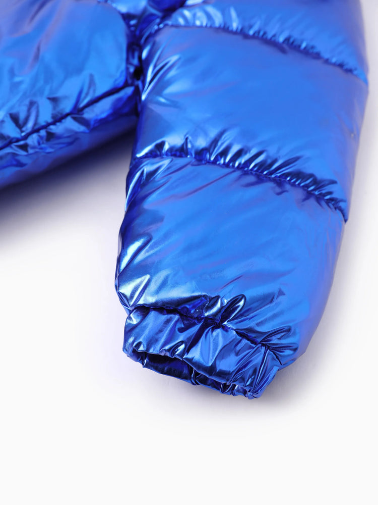 PAW Patrol Toddler Boy Chase Bright Hooded Quilted Puffer Jacket Coat Blue