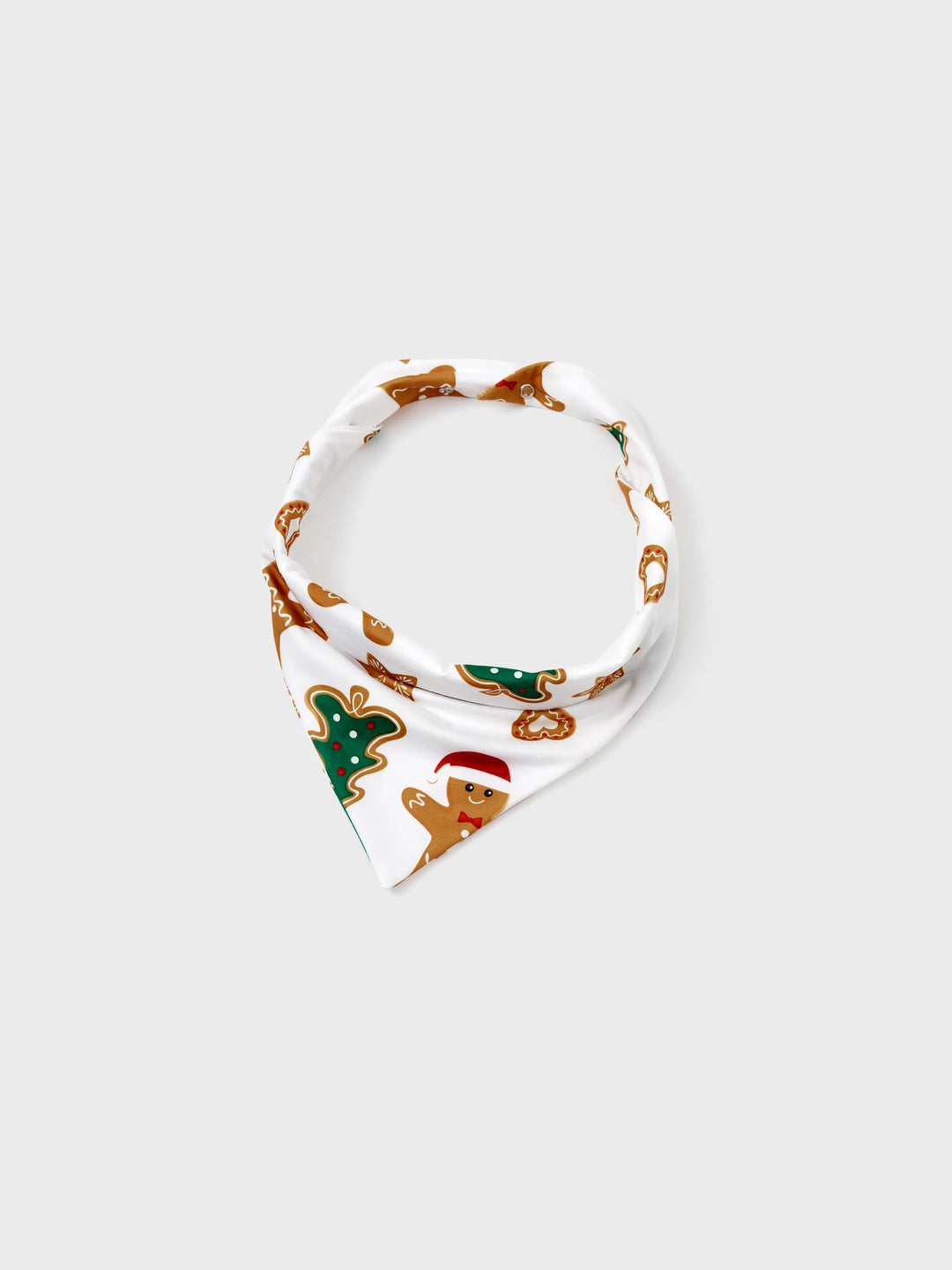 Pyjama de Noël à manches longues et imprimé arbre et bonhomme en pain d'épices, avec chaussettes de Noël, couleur café