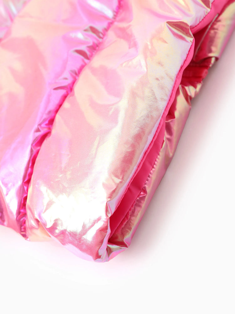 PAW Patrol Toddler Girl 1pc Chase/Skye Bright Hooded Quilted Puffer Jacket Coat Pink