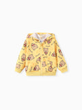 Disney Winnie the Pooh Baby/Toddler Boy/GIrl Character Allover Print Hooded Jacket 
 Yellow