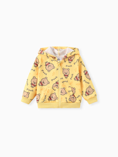 Veste à capuche à imprimé intégral Disney Winnie l'ourson pour bébé/enfant garçon/fille
 Jaune