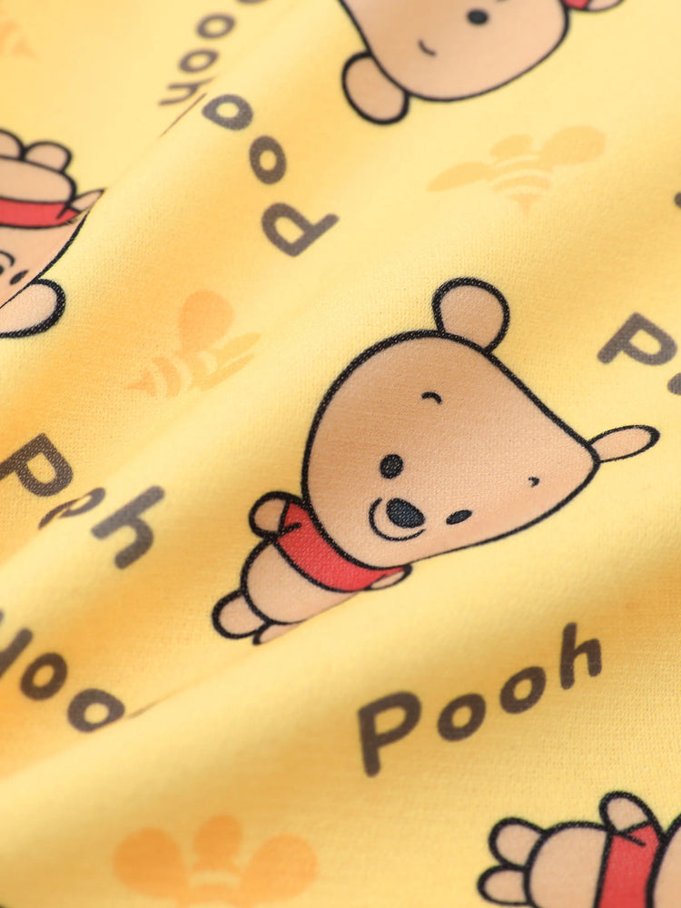 Veste à capuche à imprimé intégral Disney Winnie l'ourson pour bébé/enfant garçon/fille
 Jaune