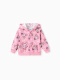 Disney Winnie the Pooh Baby/Toddler Boy/GIrl Character Allover Print Hooded Jacket 
 Pink