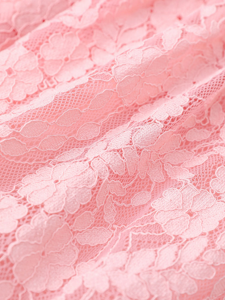 Robe en tulle fleurie en velours brodée rose pour petite fille Princesse Disney Ariel/Jasmine/Raiponce