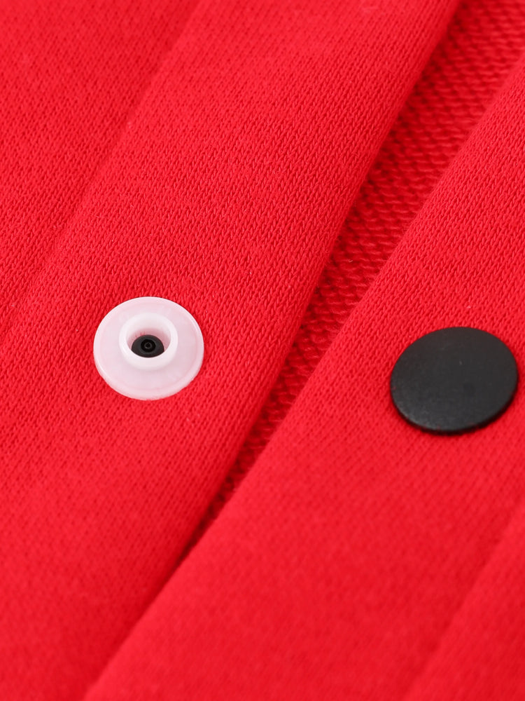 Disney Mickey and Friends Toddle/Kid Boy 1 Stück Mickey Mouse Patch Colorblock Jacke  rot