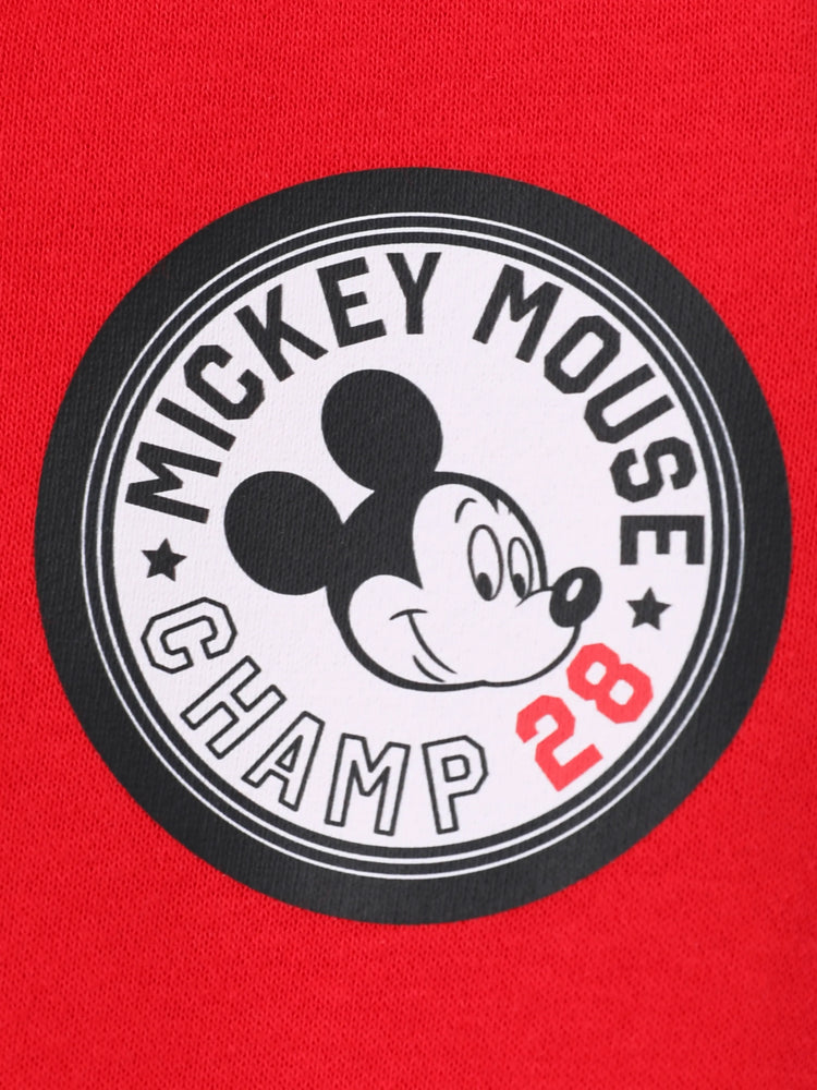 Disney Mickey and Friends Toddle/Kid Boy 1 Stück Mickey Mouse Patch Colorblock Jacke  rot