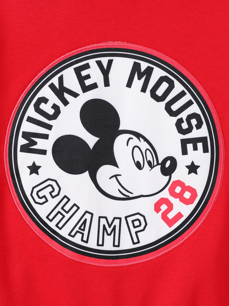Disney Mickey and Friends Toddle/Kid Boy 1 Stück Mickey Mouse Patch Colorblock Jacke  rot