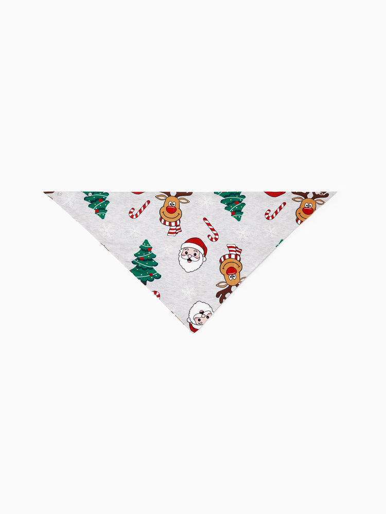 Grey Christmas Pajamas 3D Reindeer Pattern Zipper Onesies Matching Family Outfits Light Grey