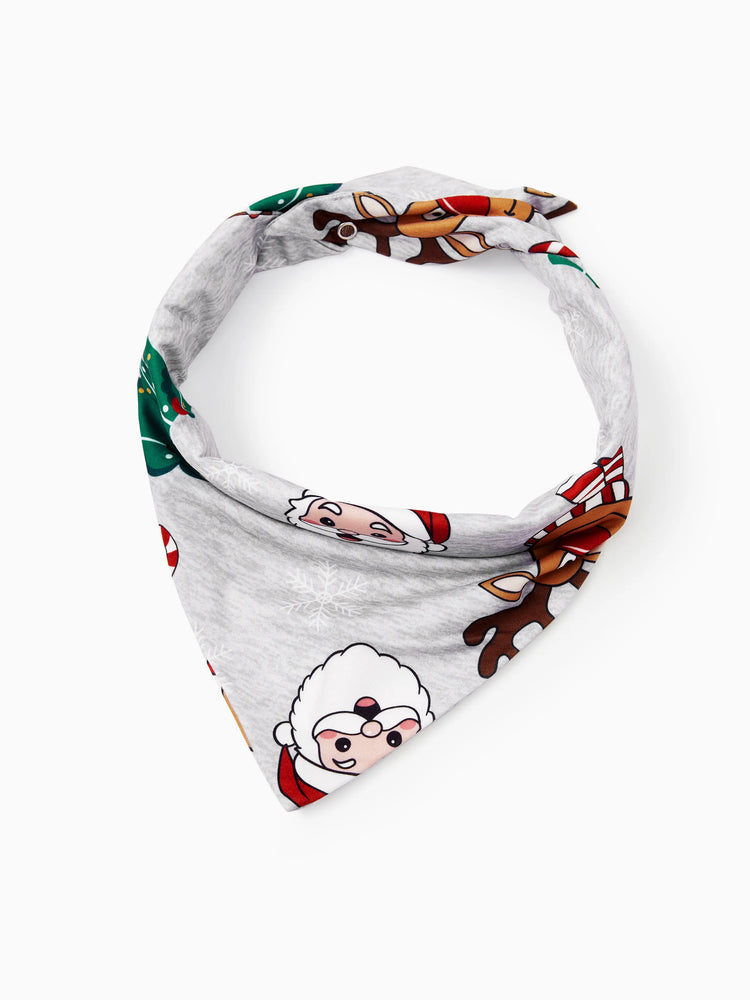 Grey Christmas Pajamas 3D Reindeer Pattern Zipper Onesies Matching Family Outfits Light Grey