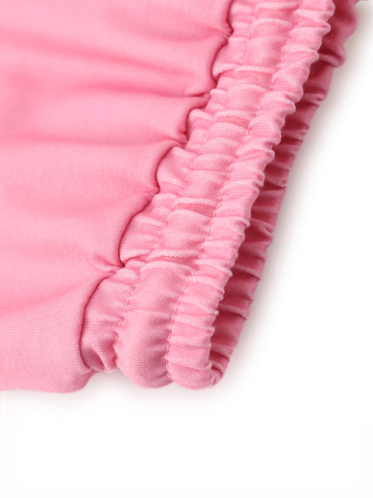 Disney Mickey and Friends Toddler/Kid Girl 2pcs Minnie Mouse Polka dots Hoodie And Pants Set Pink