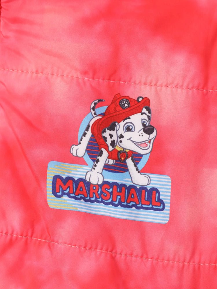PAW Patrol Toddler/Kid Boy 2pcs Marshall Puffer Jacket Coat With Storage Bag Red