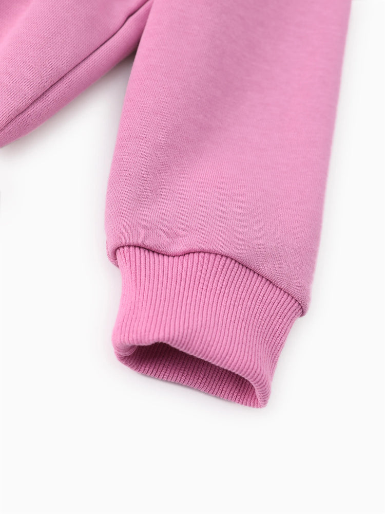 Disney Stitch Kid Girl 2pcs Cotton Character Heart Butterfly Pattern Hoodie And Naia? Leggings Set Pink purple