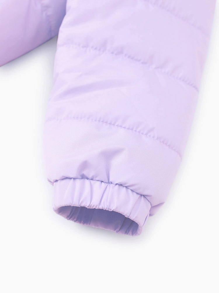 Doudoune à imprimé Daisy pour petite fille Disney Mickey et ses amis avec sac de rangement, violet