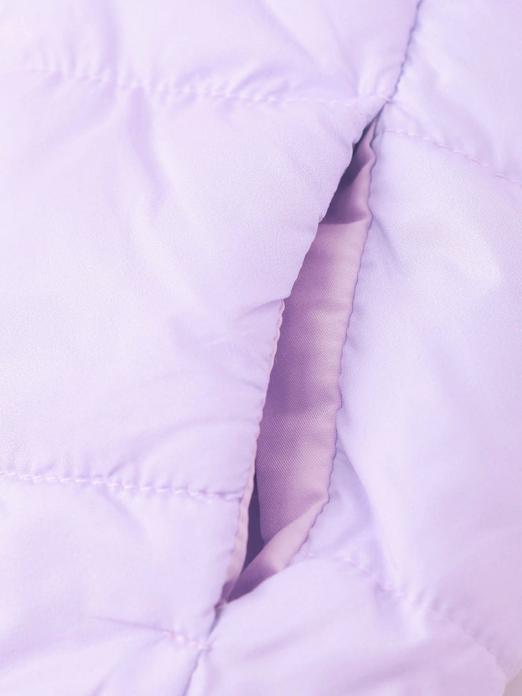 Doudoune à imprimé Daisy pour petite fille Disney Mickey et ses amis avec sac de rangement, violet