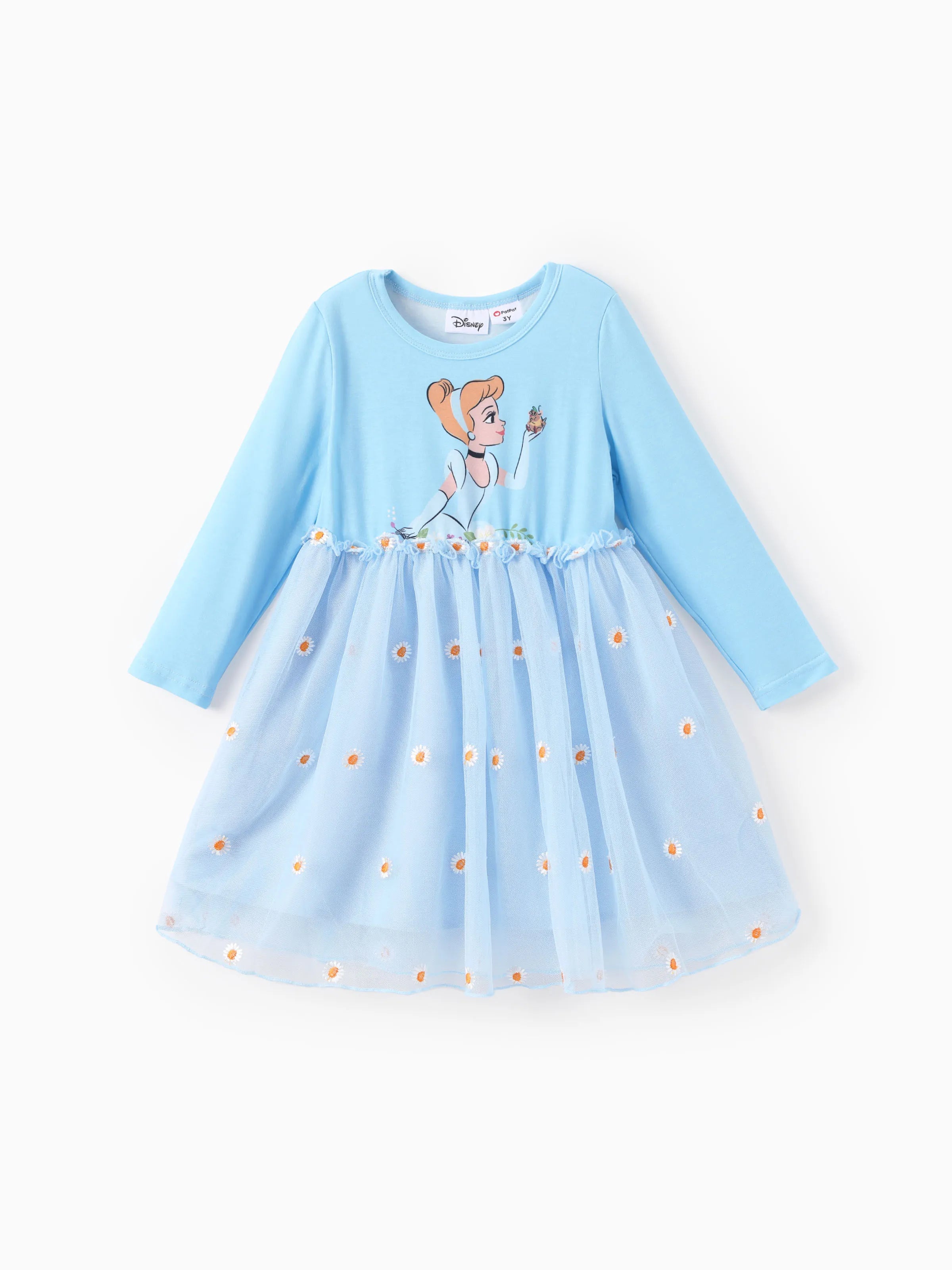 Disney Princess Toddler Girl Cinderella Naia™ Floral Tulle Dress