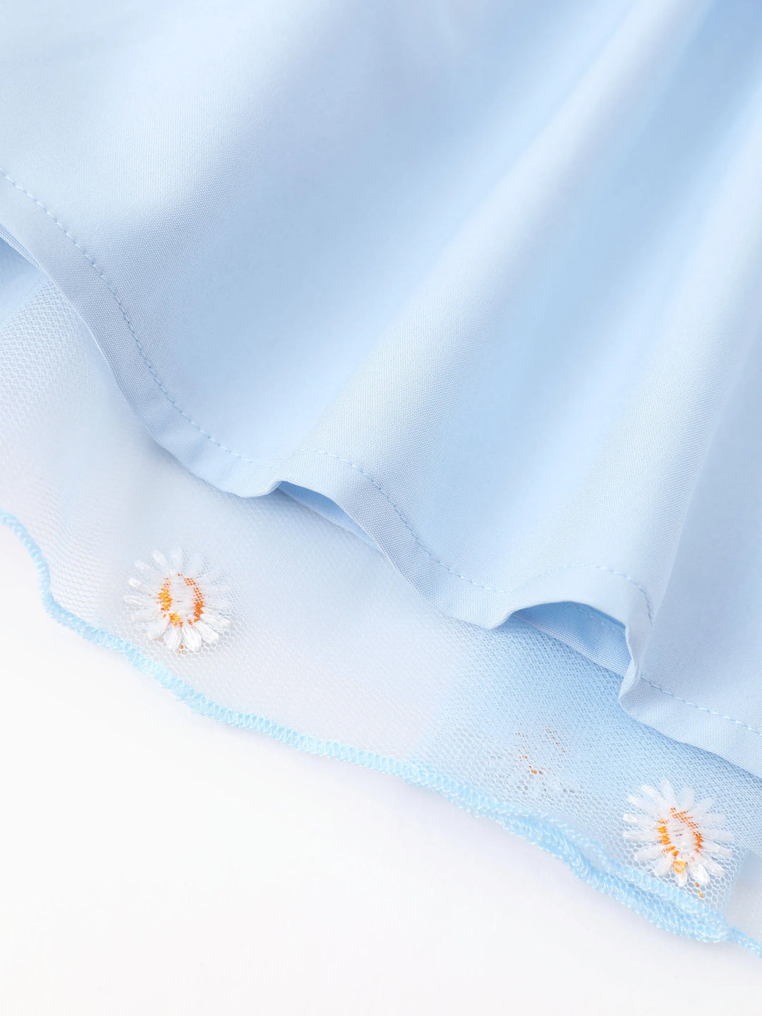 Disney Prinzessin Kleinkind Mädchen Arielle/Cinderella 1 Stück Naia™ Blumentüll Langarmkleid blaugrau