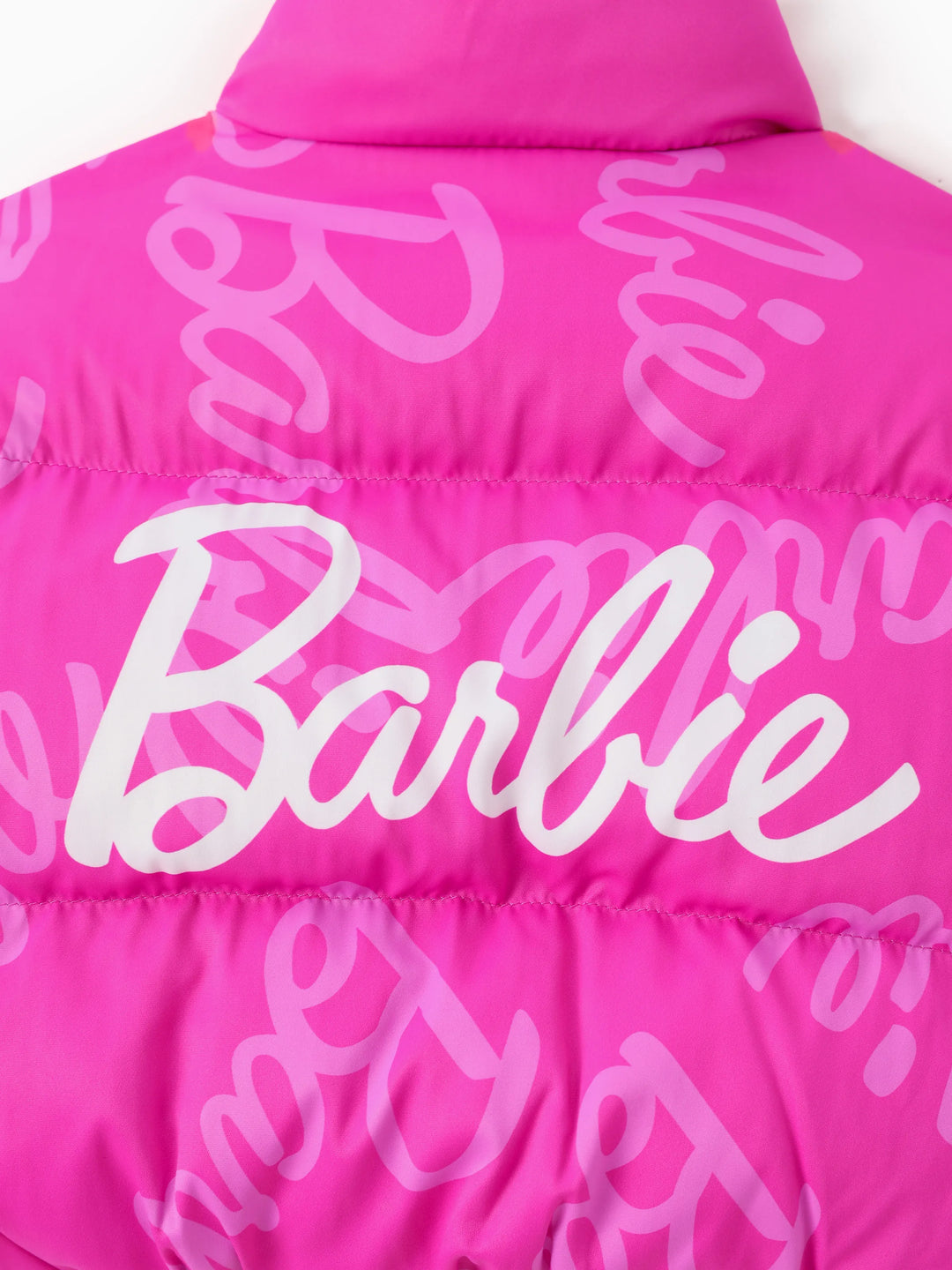 Chaqueta de manga larga con estampado de logotipo para Barbie, 1 pieza, para niño pequeño/niña, Roseo