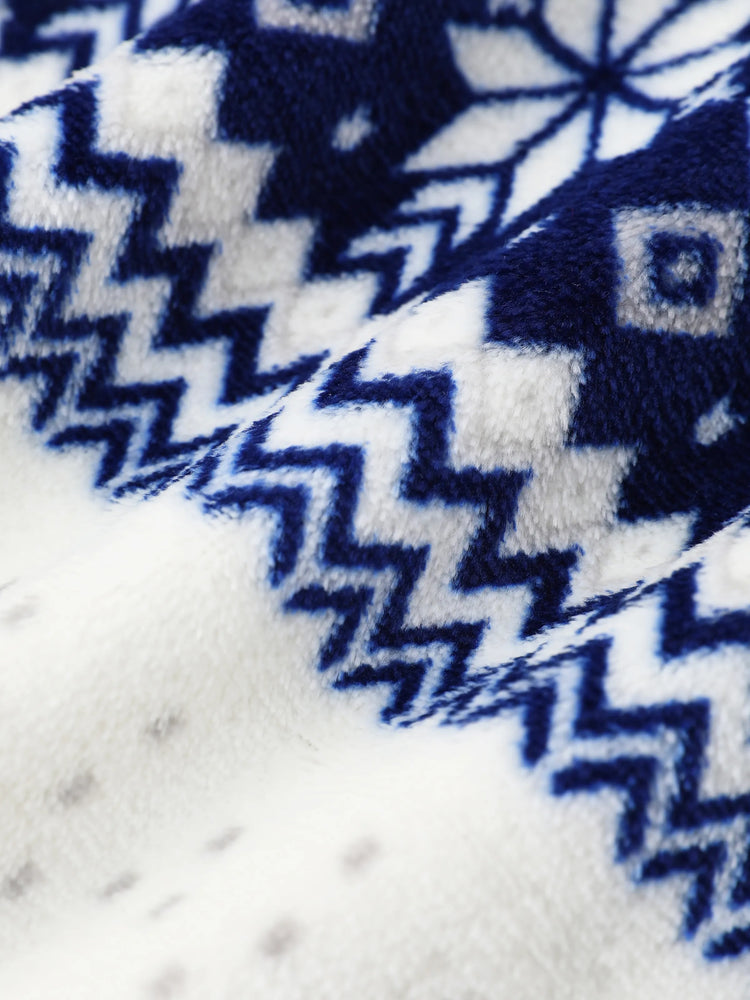 Sweat-shirt de Noël flocon de neige pour tout-petit garçon/fille bleu/noir