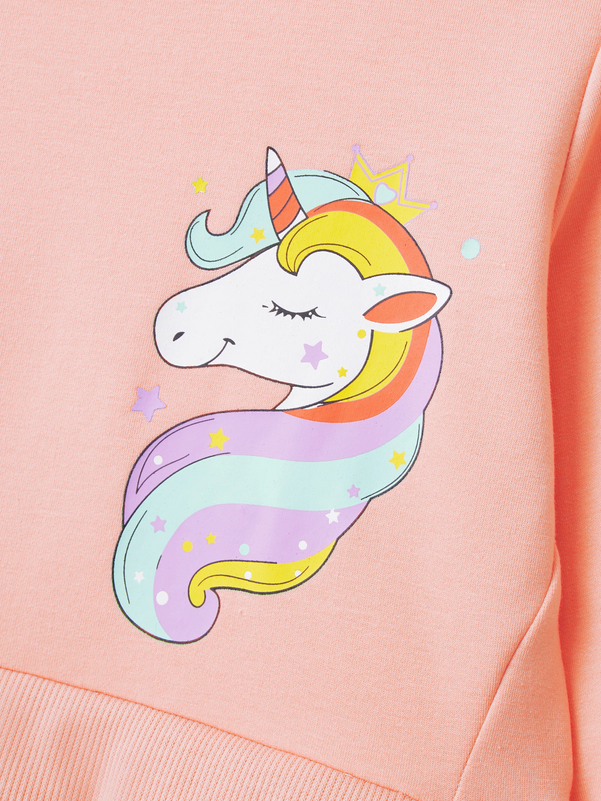 Toddler Girl Sweet Faux-two Unicorn Print Mesh Splice Fairy Dress Pink Toddler Girl Sweet Faux-two Unicorn Print Mesh Splice Fairy Dress Pink