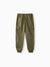 Kid Boy Casual Pocket Design Cotton Cargo Pants Army green