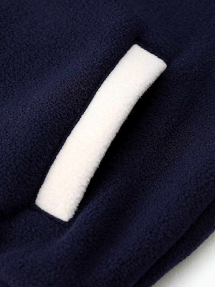 Disney Mickey and Friends Toddler/Kid Mickey Mouse /Minnie Mouse Embroidered Colorblock Plush Jacket royalblue