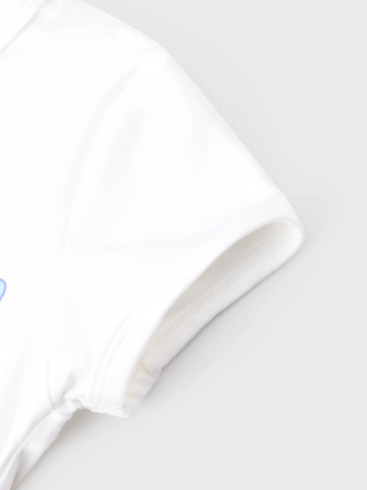 Robe à volants fleurie Skye Everest pour petite fille, blanche, de la Pat'Patrouille