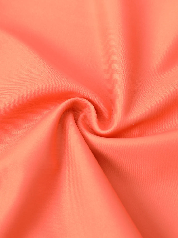 Disney Princess Toddler Girl 2pcs Moana Floral Print Colorblock Short-sleeve Top and Trunks UPF 50+ Swimsuit Set Orange