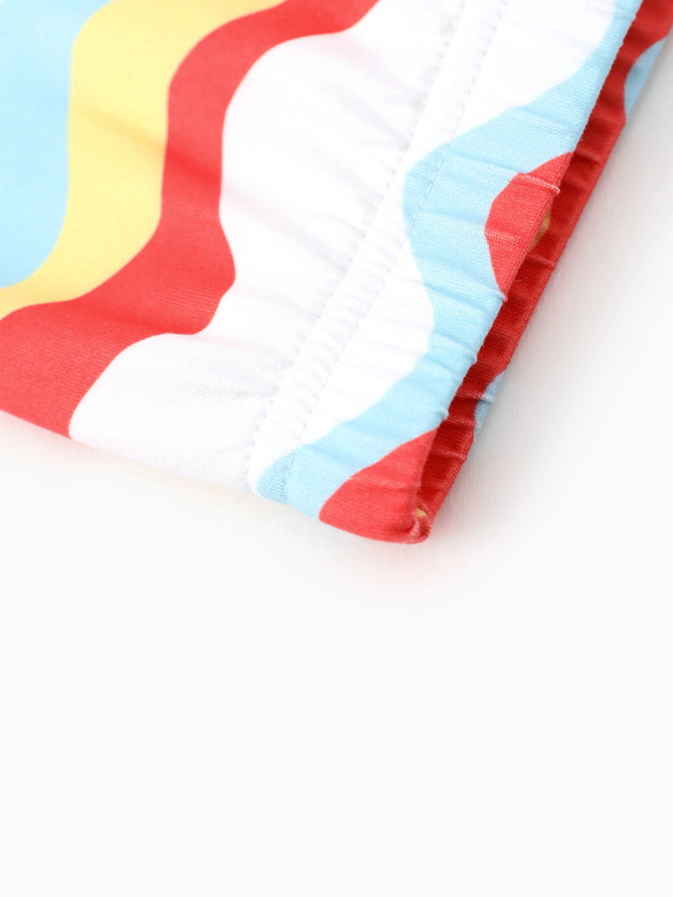 Disney Princess Toddler Girl 2pcs Naia™ Moana Pattern Ruffled Hem Top And Pant Set Yellow