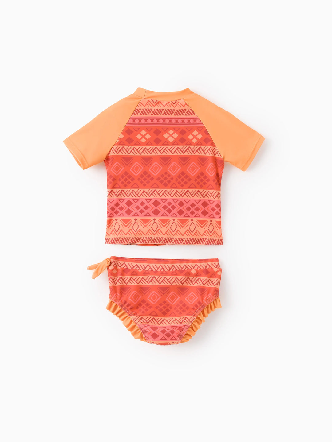 Maillot de bain anti-UV 2 pièces Disney Princess Moana pour petite fille, orange