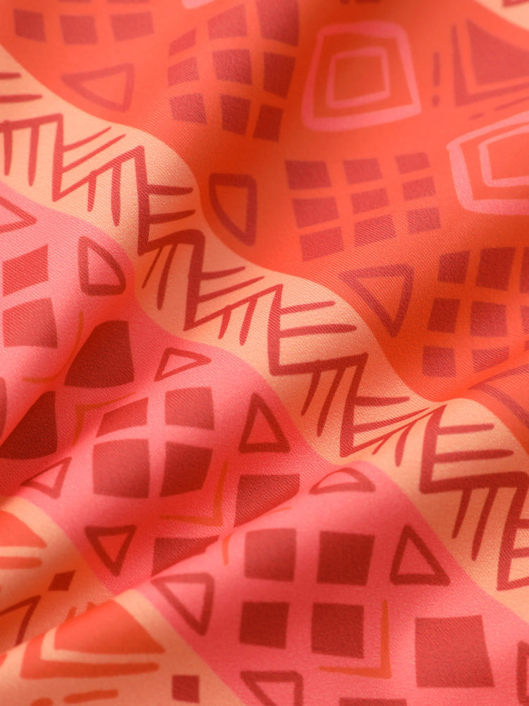 Disney Prinzessin Kleinkind Mädchen 2pcs Ariel Charakter Print Kurzärmeliges Oberteil und Shorts Badeanzug orange