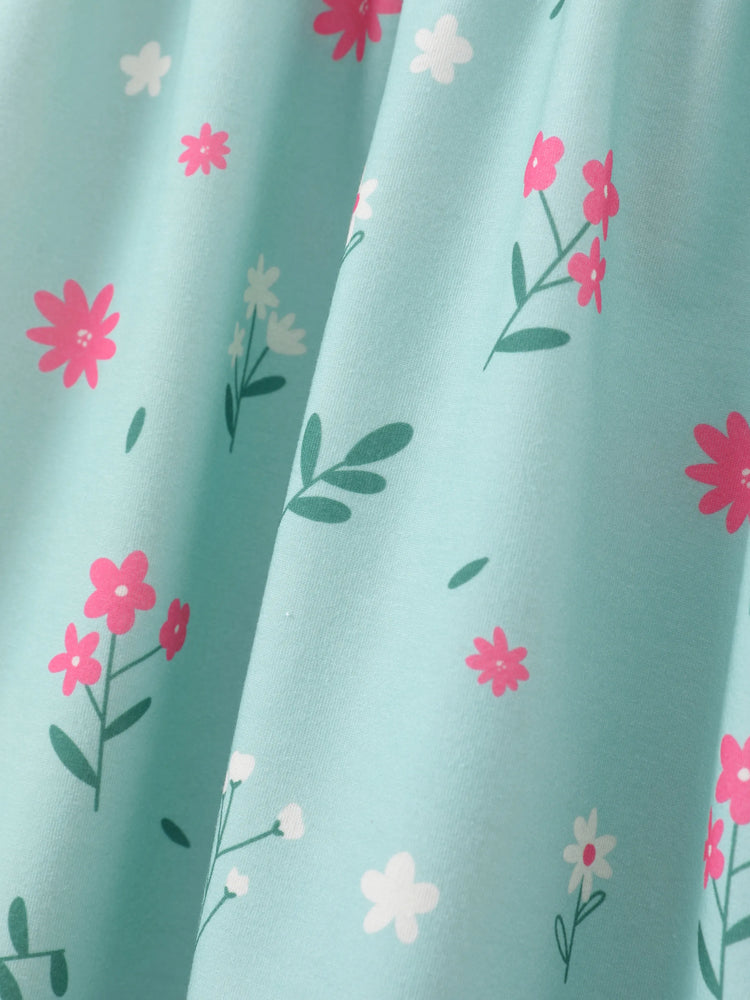 Lot de 3 robes enfantines à manches flottantes pour petite fille, couleur gingembre