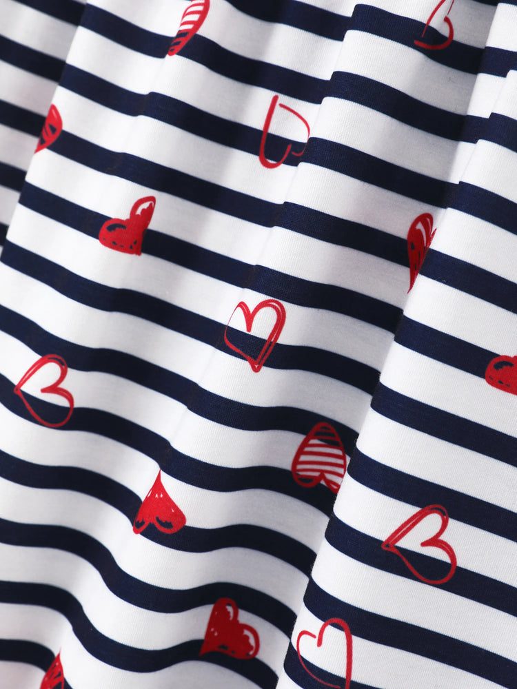 Lot de 3 robes enfantines à manches flottantes pour petite fille, rose vif