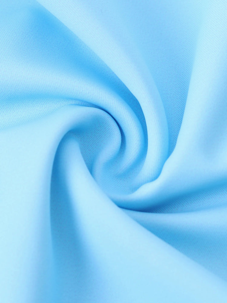 Disney Stitch Kleinkind/Kind Mädchen Tropische Pflanze Rüschen 2 Stück UPF 50+ Badeanzug  blau