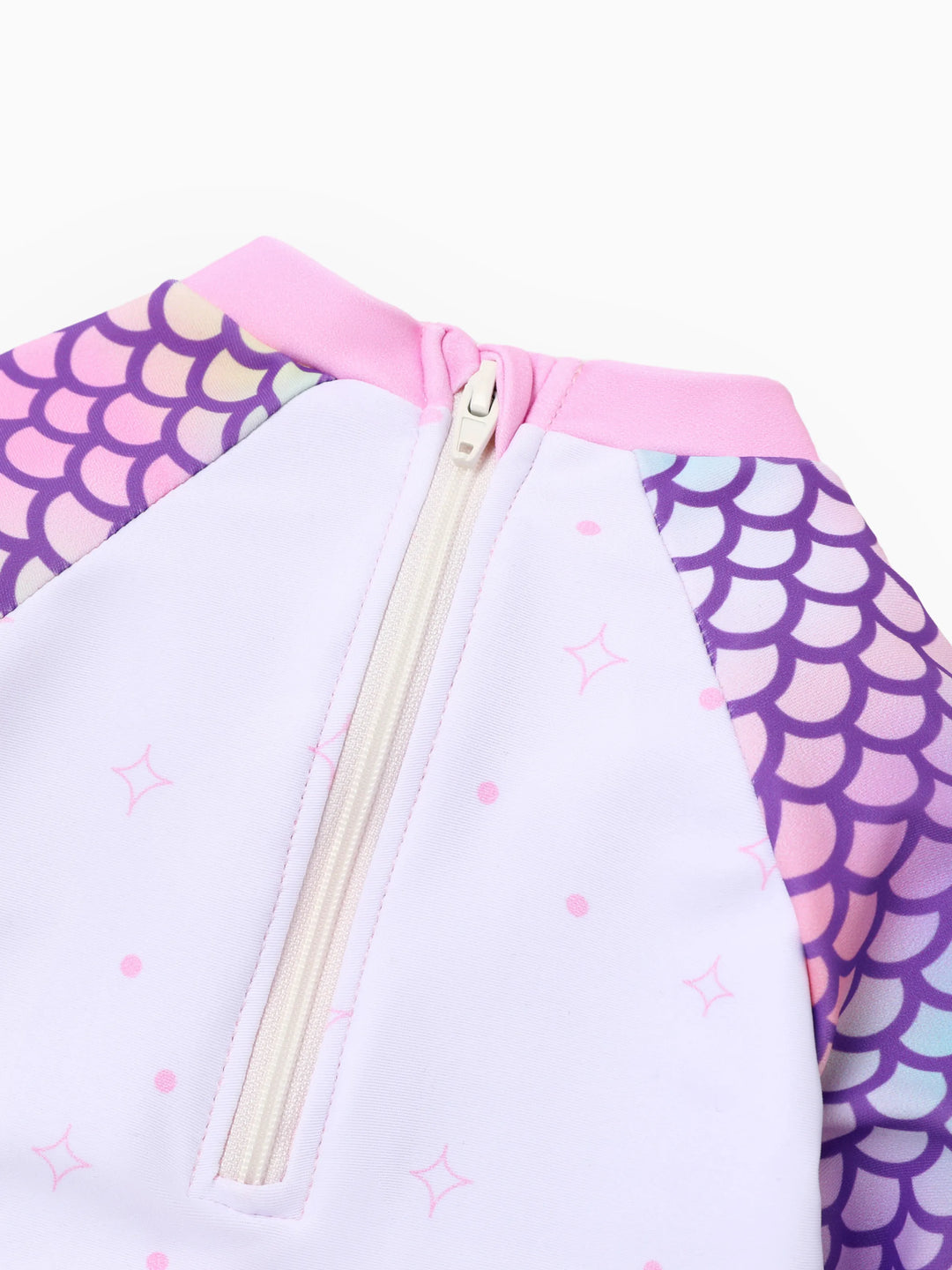 Peppa Pig Toddler Girl Fish 2pcs Scale Ombre Pattern UPF 50+ Swimsuit Set Pink
