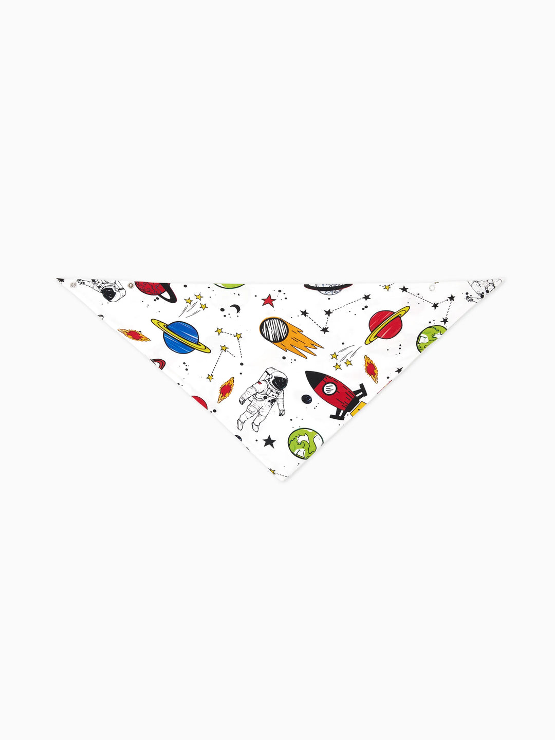 Bambus Familie Pyjamas Space Theme Print Kurzärmeliges passendes Pyjama-Set (eng anliegend für Kinder) weiß