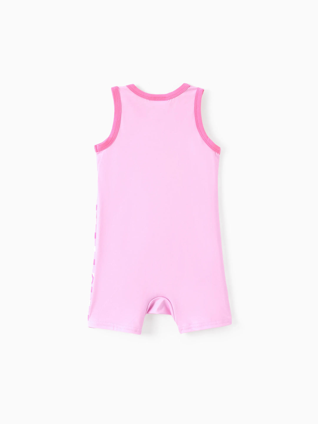 Combinaison sans manches à rayures et imprimé personnages Looney Tunes pour bébé fille, 1 pièce, rose