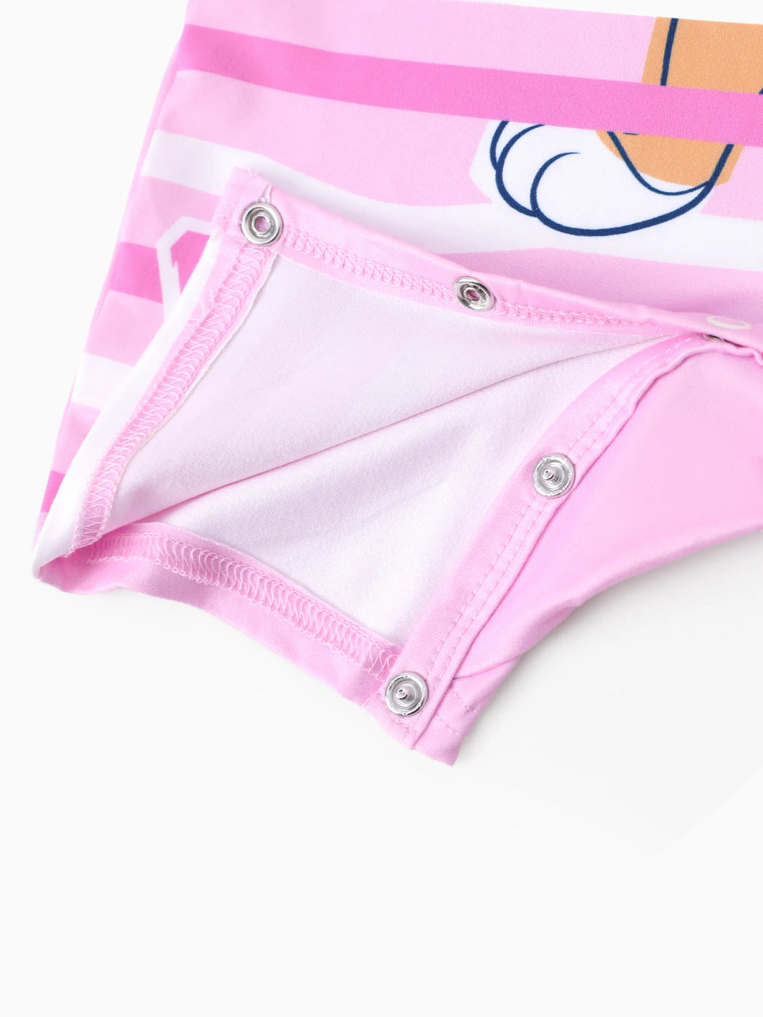 Combinaison sans manches à rayures et imprimé personnages Looney Tunes pour bébé fille, 1 pièce, rose