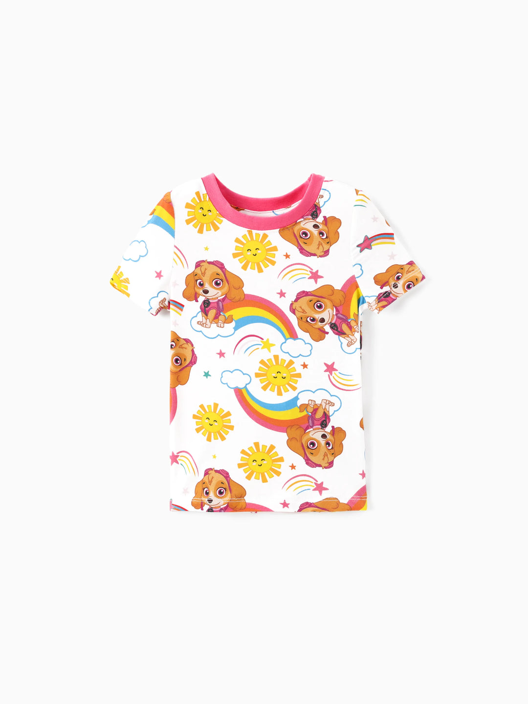 PAW Patrol Bamboo Toddler Girl 2pcs Skye Snug-Fitting Pajamas Set Pink